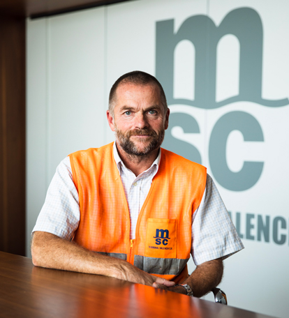 Sven Valentin, Terminal Manager at MSC Terminal Valencia